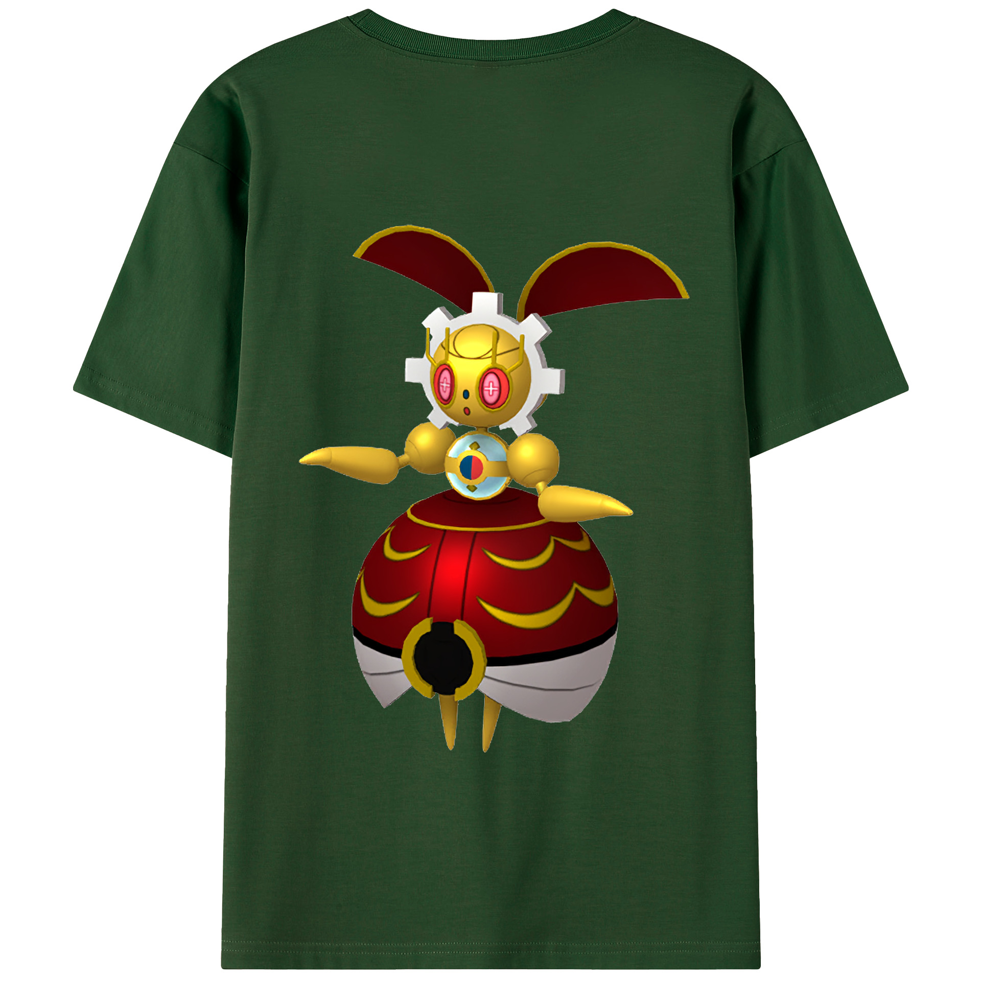 （画像用） ポケットモンスター Pokémon 綿100％半袖Tシャツ（背面プリント）